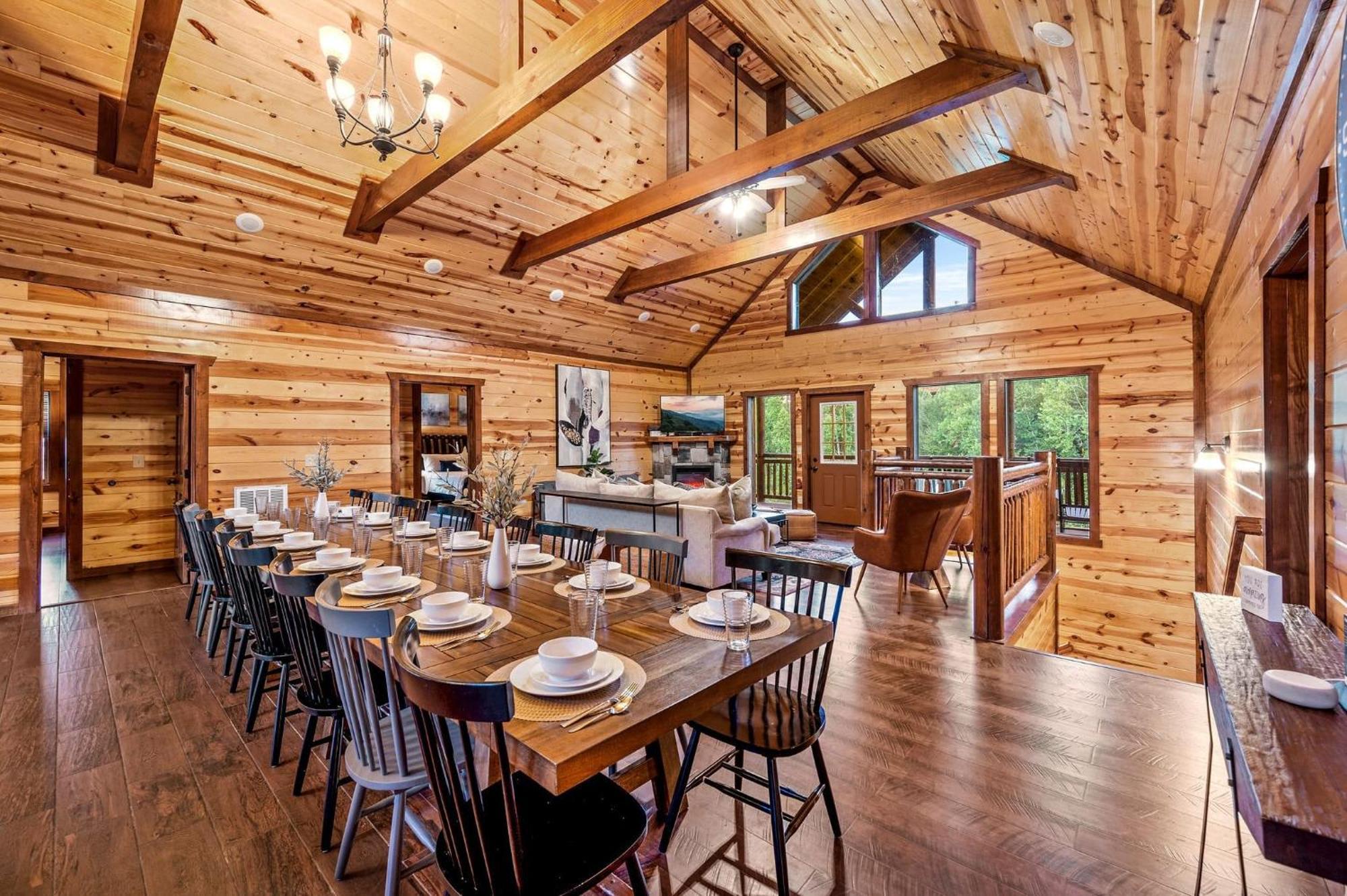 Smokey'S Paradise By Avantstay Sleeps 22 Pool Sevierville Luaran gambar